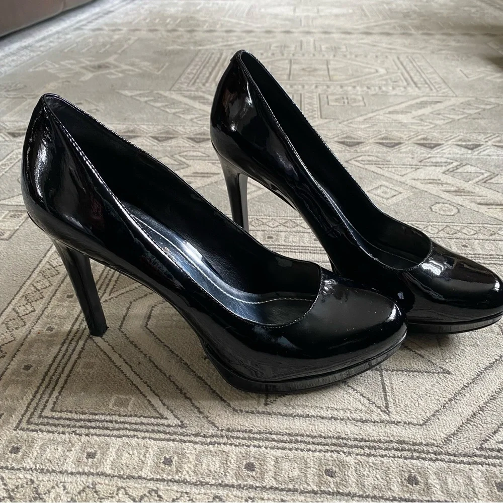 BCBGeneration Tina Black Platform Heels